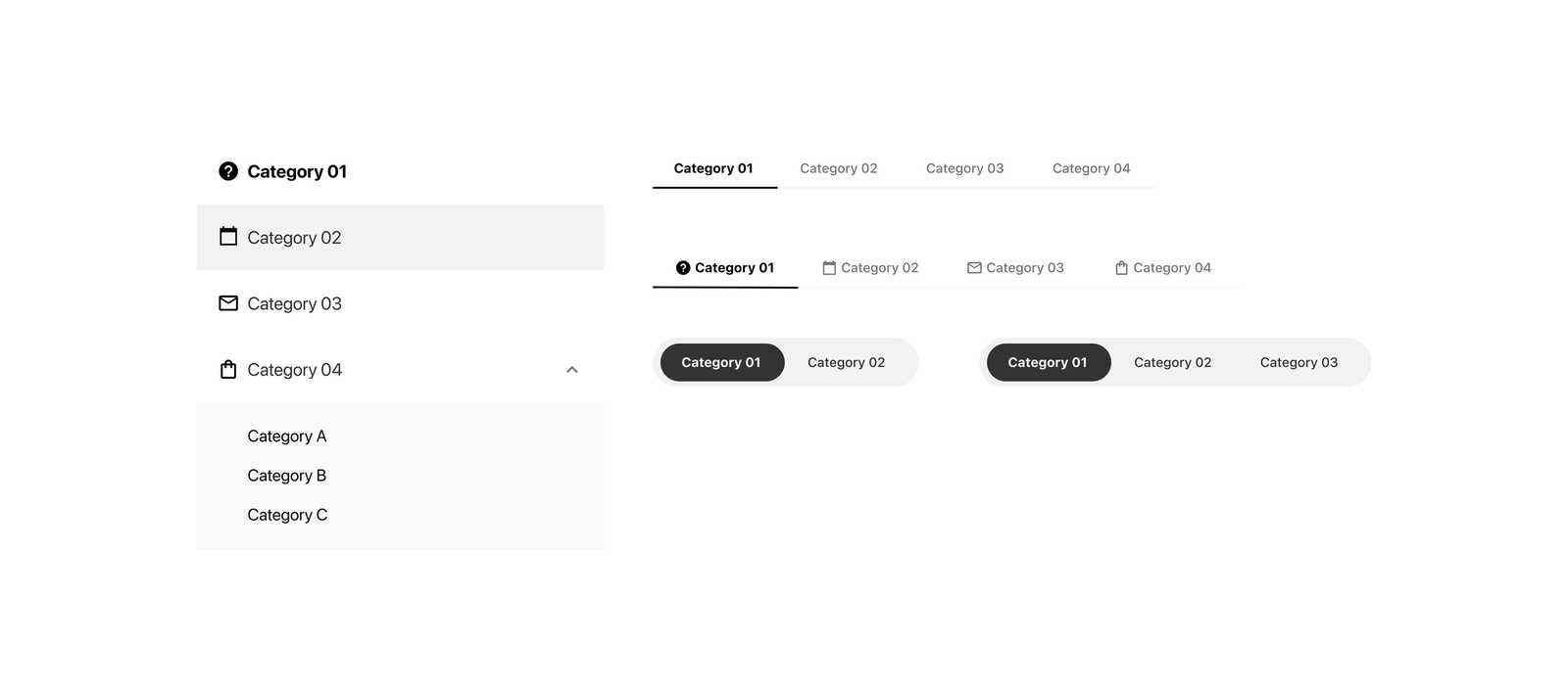 Tab component