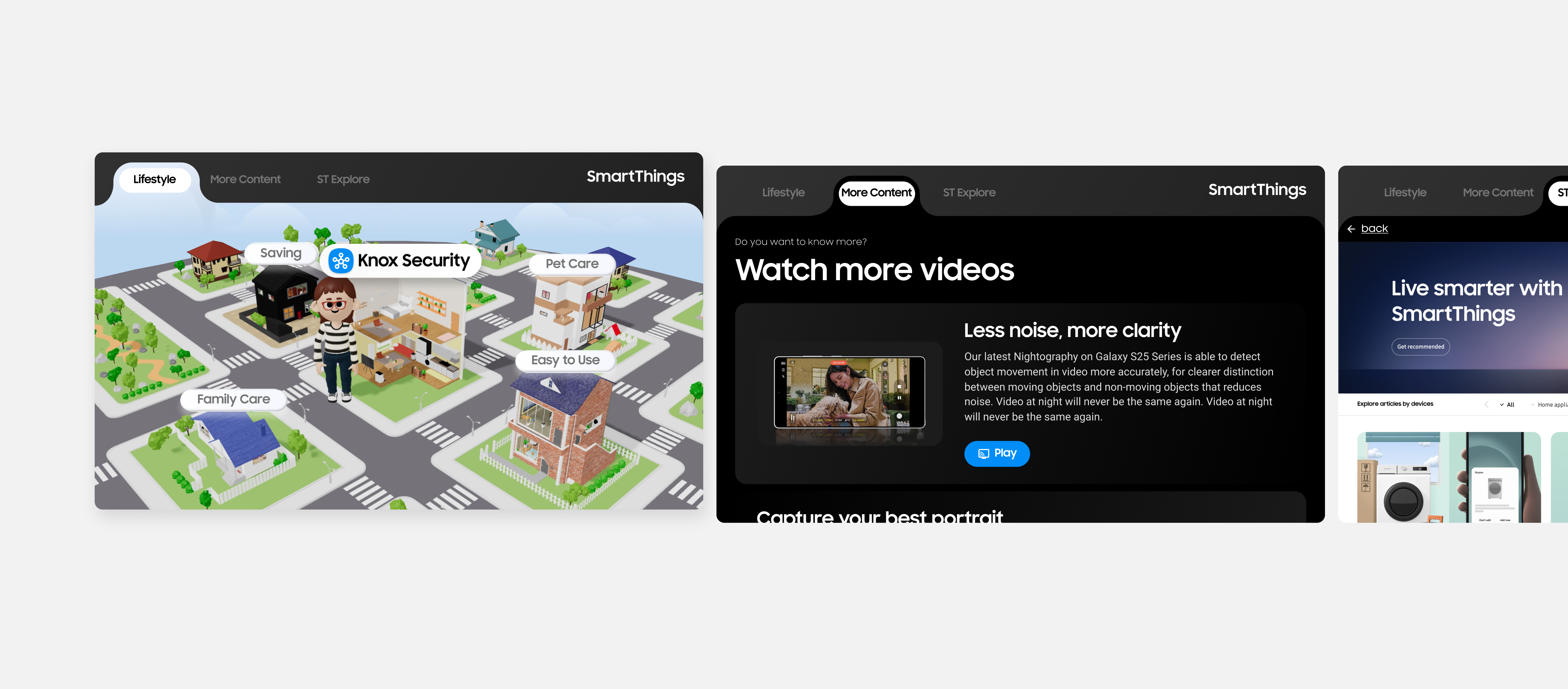 SmartThings interface screen 1